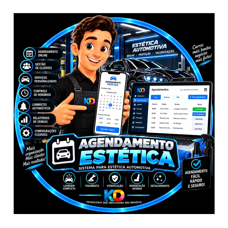 Agendamento Estética - Karllus Design Web