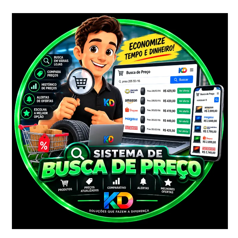 Sistema de Busca de Preço - Karllus Design Web