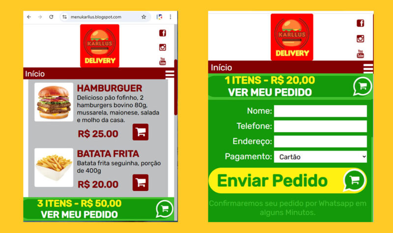 Delivery para Lanchonetes